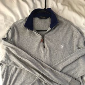 Light Gray Polo golf pull over